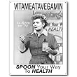 Nostalgic I Love Lucy Tin Sign : Vitameatavegamin