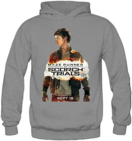 TOPT Women's Maze Runner Scorch Trials Thomas Sangster Sweatshirts Dark Grey M