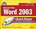 Book Microsoft Office Word 2003 QuickSteps (Quicksteps)