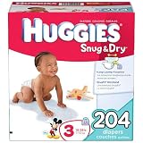 Huggies Snug & Dry Diapers Step 3 - 204 ct.