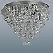 5-Lights Classic Flush Mount Crystal Chandelier Art Decor Ceiling Fixture of Ella Fashion