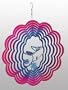 Red Carpet Studios Ltd. 3 D Geo-Figure Pink and Blue with Butterfly Detail