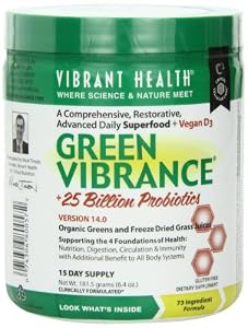 Vibrant Health Green Vibrance, 6.4 Ounce