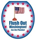 Toilet Tattoo TT-JTP1-R Flush Out Washington, Round
