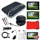 Skque Premium Big Bundles(Holiday Gift) Include 11 Accessory For ASUS Eee Pad Transformer 10.1 inch Tablet