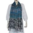 Viscose Scarves and wraps Rectangular 80 x 28 inches