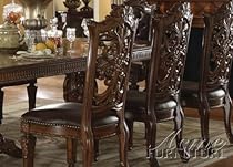Big Sale ACME 60003 Vendome Side Chair, Cherry Finish, Set of 2