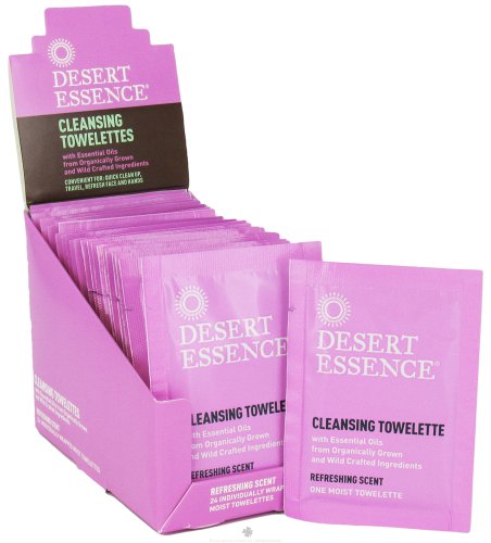 Desert Essence Antiseptic Towelettes (Pack of 24)
