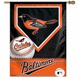 MLB Baltimore Orioles 27-by-37 inch Vertical Flag