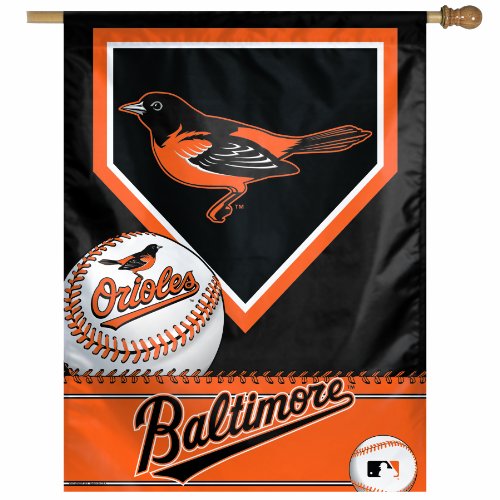 MLB Baltimore Orioles 27-by-37 inch Vertical Flag