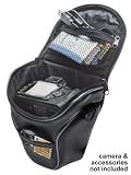 Opteka SLR & DSLR Camera Short Zoom Holster Case w/Adjustable Shoulder Strap