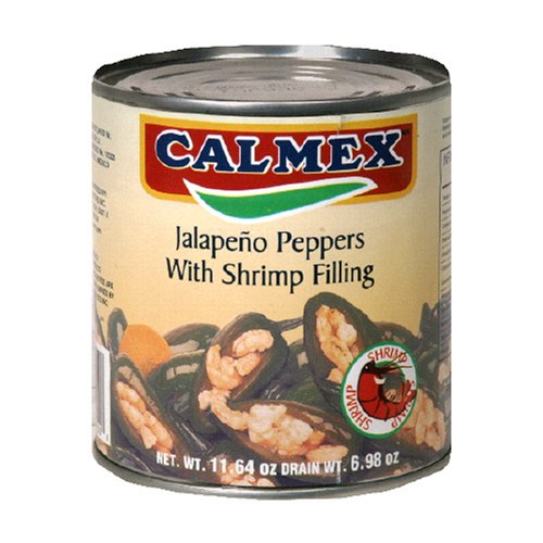Calmex Stuffed Jalepe¿os with Shrimp, 11.64-Ounce Units (Pack of 12) by Calmex