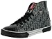 CHRISTIAN AUDIGIER Ed Hardy The Show Mens Shoes High Top Sneakers Black