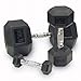 Body Solid SDRS900 80-100-Pound Rubber Hex Dumbbell Set