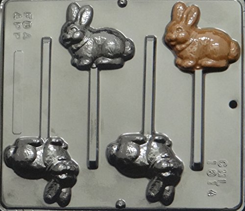 Rabbit Lollipop Chocolate Candy Mold Easter 1814
