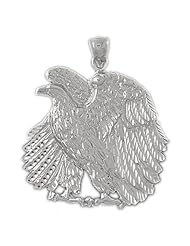 Clevereves 14K White Gold Pendant Eagle 11.3 - Gram(s)