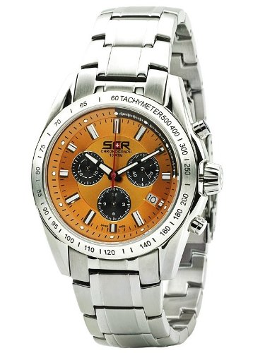 Swiss Code Red Catalaun -Fire Orange- Chronograph for Him Swiss Made