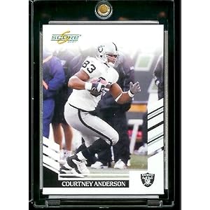Buy 2007 Score #273 Courtney Anderson Oakland Raiders Football Card - Mint Condition - In Protective...