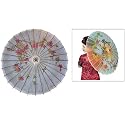 Handpainted Oriental Parasol