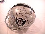 2011 OAKLAND RAIDERS TEAM SIGNED AUTOGRAPHED FULL SIZE HELMET CAMPBELL BUSH PRYOR DARREN MCFADDENCOA + HOLOGRAM