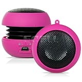 Ecell - PINK PORTABLE MINI SPEAKER FOR APPLE iPHONE 2G 3G 3GS, APPLE iPOD NANO TOUCH UK, iPOD CLASSIC SHUFFLE UK, ARCHOS PHILIPS LOGIC, SONY CREATIVE SAMSUNG, APPLE iPAD WIFI 3G