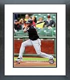Jose Reyes Miami Marlins 2012 Batting Framed Picture 8x10