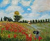 Monet Paintings: Poppy Field in Argenteuil