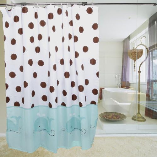 Christmas Sales! Fabric Water-proof Mildew-free Shower Curtain Walk-in Bathroom Shower Curtain, 71 By 71 Inch