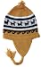 Handmade Alpaca Natural Fiber Hat - Andean Mustard (Kids/teens Large)