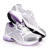 Reebok Women's Instant Running Shoe,Silver/White/Fly Purple/Black,7.5 M US