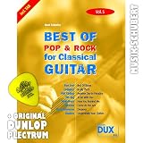 Produkt-Bild: Best of Rock & Pop for Classical Guitar Vol.5 inkl. Plektrum - 8 Hits von COLDPLAY, NICKELBACK, NIRVANA u.a. arrangiert f&uuml;r Konzertgitarre als Solofassung (Noten/Tabulatur) und mit Begleitakkorden zum Mitsingen (broschiert) von Beat Scherler (Noten/Sheetmusic)