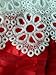 WEONEDREAM Baby Girls' Party Dress with Long Sleeves Striped Crochet Flower Patchwork 5T (130, White red)