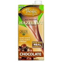 Pacific Natural Foods Hazelnut Non-Dairy Beverage, Chocolate, 32-Ounce Containers (Pack of 12)
