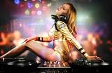 Beautiful Dj Girl on Decks on the Party, - 48