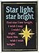 The Kids Room by Stupell Star Light, Star Bright Nursery Rhyme Rectangle Wall Plaque, 11 x 0.5 x 15, Proudly Made in USA