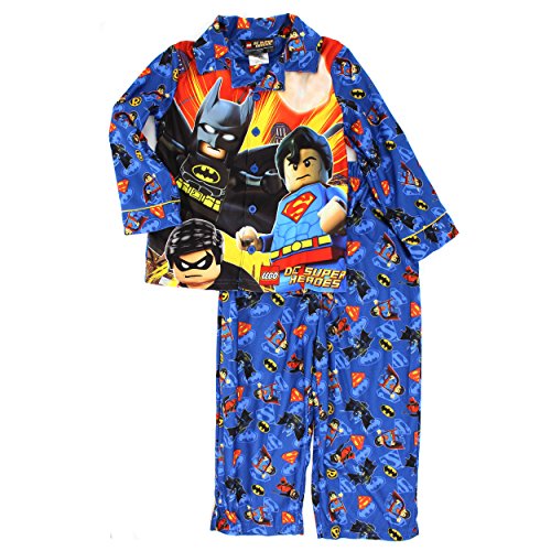 Lego DC Super Heroes Boys Flannel Pajamas