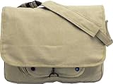Khaki Vintage Army Paratrooper Shoulder Bag