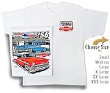 IMAGE OF 1956 Chevy T Shirt Blue Suede XX-Large