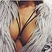 HOT Sale!Women Bandage Bra Bustier,Canserin Harness Elastic Cage Strappy Hollow Out (L, Black)