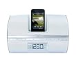 Memorex iWake Up Clock Radio with iPod Dock (White)