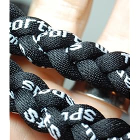 Click here to buy 20 Black Black Titanium Sport Tornado Baseball Softball Necklace.