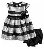 Little Angels DRESS ベビー・ガールズ US サイズ: 24 Months カラー: シルバー
