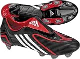adidas Men's Predator Absolion PS TRX SG Cleats,Black/White/Red,11.5 M