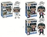 Funko MICHAEL JACKSON 3.75" Pop Vinyl Figure Set of 3 - SMOOTH CRIMINAL, BEAT IT, & BILLIE JEAN mint in boxIMAGE
