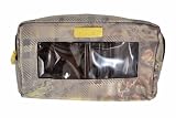 PurseN Metallic Gold/Brown Classic Make-up Organizer Case