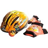 Bike USA Kidzamo Fire Boy Bicycle Helmet & Pads Combo (Medium)