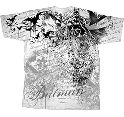 Batman Dark Knight Gotham Guardian White T-shirt Tee
