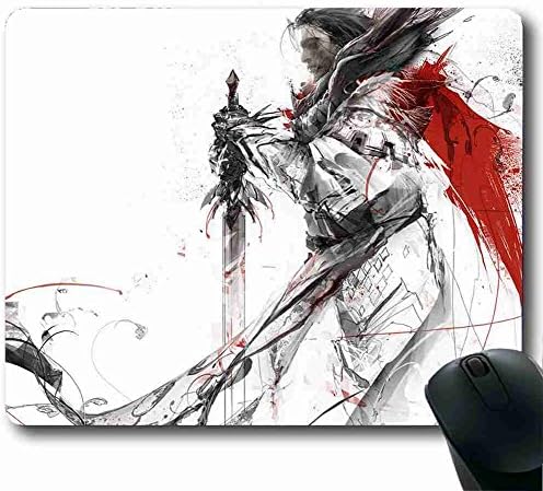 Rectangle Mouse Pad guild wars 2 Support Bluetooth Mouse Suitable For Girl