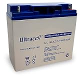 Wentronic Blei-Akku (Ultracell) 12 V, 18 Ah (M5 Gewinde)