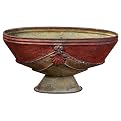Helga Bowl - Red/ Brown/ Mossy Green